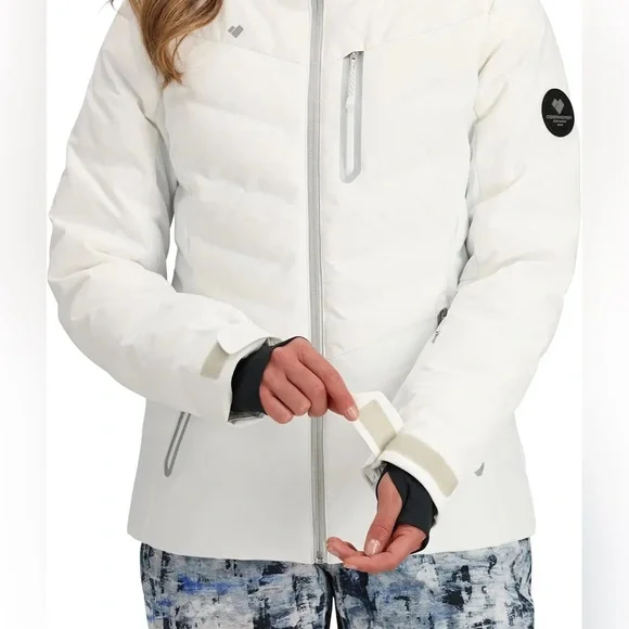Obermeyer Cosima White Ski jacket, size 6 - Picture 4 of 11